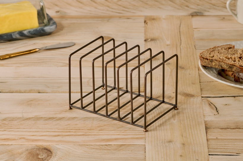 Inkollu Toast Rack - Aged Brass – Bel & Etta