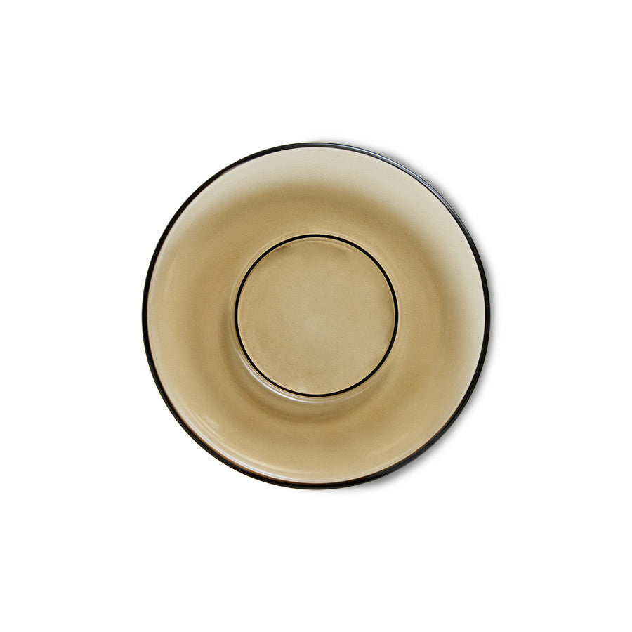 HKliving 70s Glass Saucers (Set of 4)