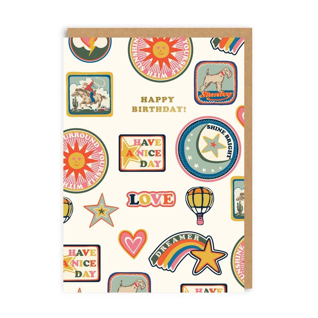 Birthday Patches Card