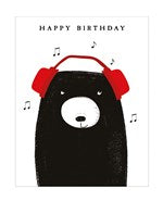 Bear Wearing Headphones
